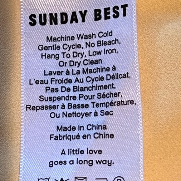 Aritzia wrap dress with flattering ruffle edging. Size 6 in butter yellow - Picture 6 of 6